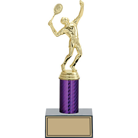 ODAK KUPA - Figürlü Kupalar - Tenis Erkek Figürlü Kupalar FG-002 A - 27 cm