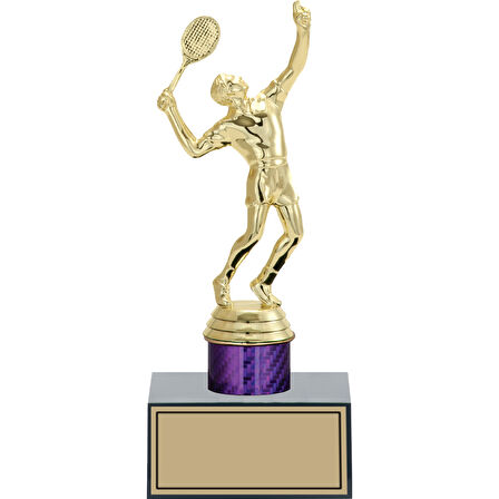 ODAK KUPA - Figürlü Kupalar - Tenis Erkek Figürlü Kupalar FG-002 C - 22 cm