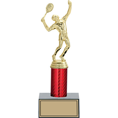 ODAK KUPA - Figürlü Kupalar - Tenis Erkek Figürlü Kupalar FG-004 B - 27 cm