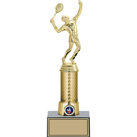 ODAK KUPA - Figürlü Kupalar - Tenis Erkek Figürlü Kupalar FG-008 C - 30 cm