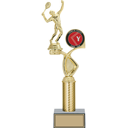 ODAK KUPA - Figürlü Kupalar - Tenis Erkek Figürlü Kupalar FG-015 B - 39 cm