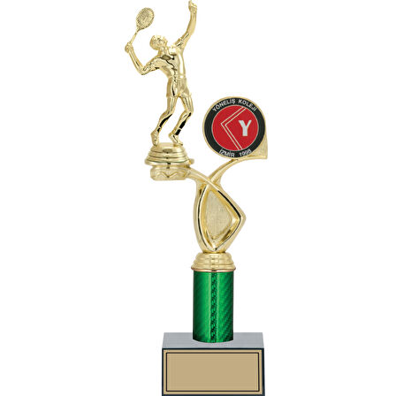 ODAK KUPA - Figürlü Kupalar - Tenis Erkek Figürlü Kupalar FG-018 C - 36 cm