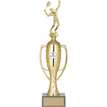 ODAK KUPA - Figürlü Kupalar - Tenis Erkek Figürlü Kupalar FG-026 B - 43 cm