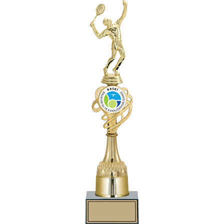 ODAK KUPA - Figürlü Kupalar - Tenis Erkek Figürlü Kupalar FG-033 B - 41 cm