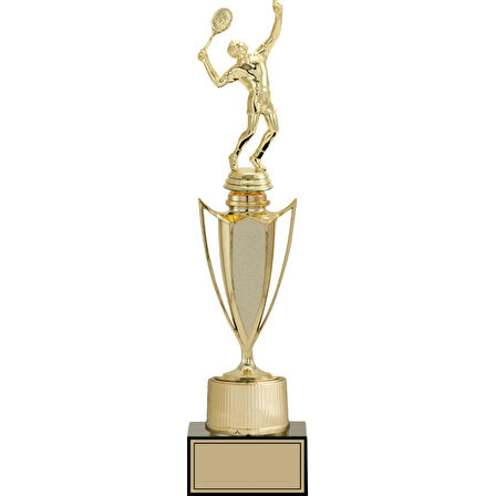 ODAK KUPA - Figürlü Kupalar - Tenis Erkek Figürlü Kupalar FG-040 B - 38 cm