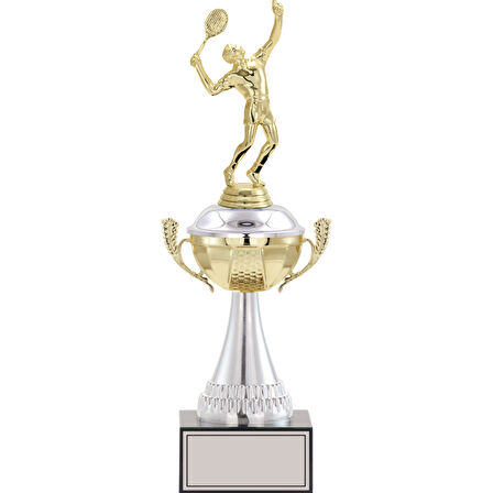 ODAK KUPA - Figürlü Kupalar - Tenis Erkek Figürlü Kupalar FG-046 A - 38 cm