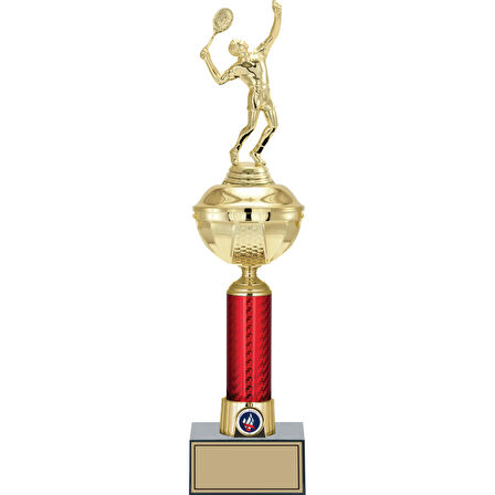 ODAK KUPA - Figürlü Kupalar - Tenis Erkek Figürlü Kupalar FG-053 B - 45 cm