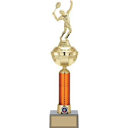 ODAK KUPA - Figürlü Kupalar - Tenis Erkek Figürlü Kupalar FG-055 A - 47 cm