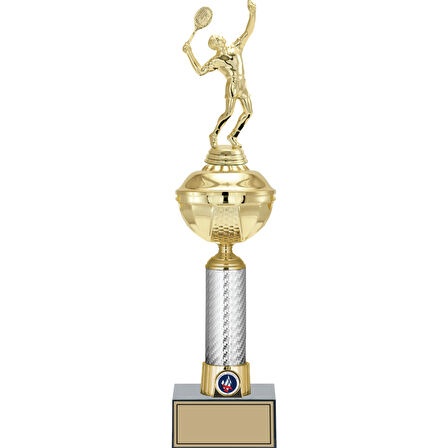 ODAK KUPA - Figürlü Kupalar - Tenis Erkek Figürlü Kupalar FG-057 B - 45 cm