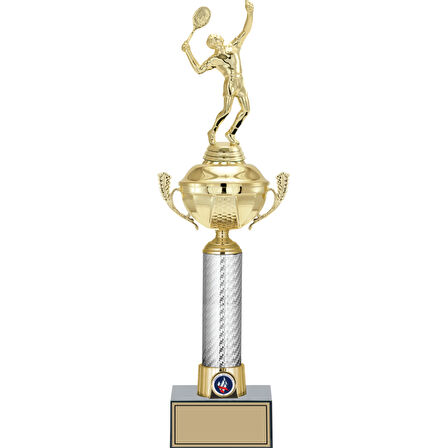 ODAK KUPA - Figürlü Kupalar - Tenis Erkek Figürlü Kupalar FG-058 A - 47 cm