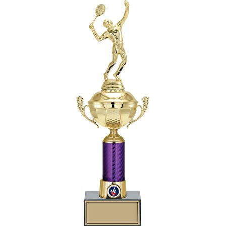 ODAK KUPA - Figürlü Kupalar - Tenis Erkek Figürlü Kupalar FG-060 C - 42 cm