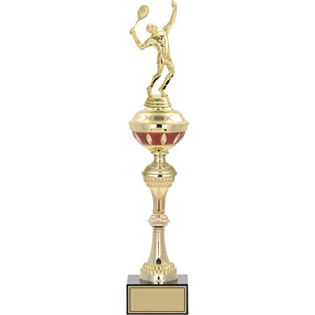 ODAK KUPA - Figürlü Kupalar - Tenis Erkek Figürlü Kupalar FG-064 B - 48 cm