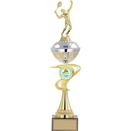 ODAK KUPA - Figürlü Kupalar - Tenis Erkek Figürlü Kupalar FG-065 A - 51 cm