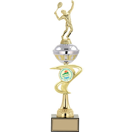 ODAK KUPA - Figürlü Kupalar - Tenis Erkek Figürlü Kupalar FG-065 B - 47 cm