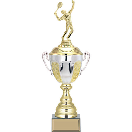 ODAK KUPA - Figürlü Kupalar - Tenis Erkek Figürlü Kupalar FG-087 B - 47 cm