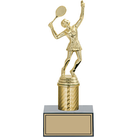 ODAK KUPA - Figürlü Kupalar - Tenis Kadın Figürlü Kupalar FG-001 A - 24 cm