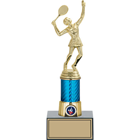 ODAK KUPA - Figürlü Kupalar - Tenis Kadın Figürlü Kupalar FG-005 C - 28 cm