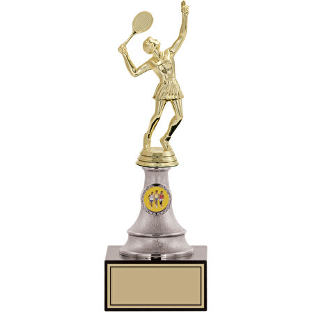 ODAK KUPA - Figürlü Kupalar - Tenis Kadın Figürlü Kupalar FG-010 B - 28 cm