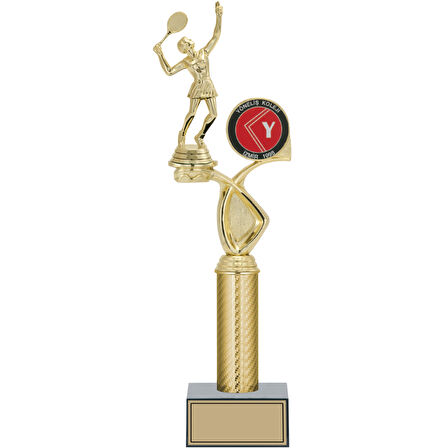 ODAK KUPA - Figürlü Kupalar - Tenis Kadın Figürlü Kupalar FG-015 A - 41 cm