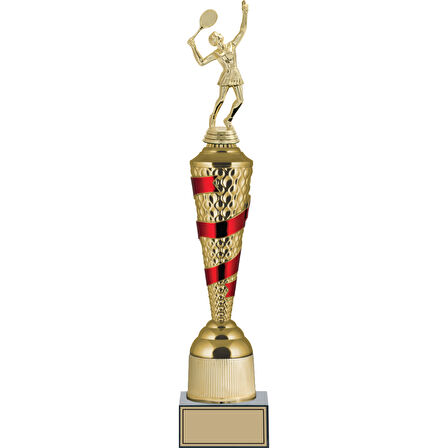 ODAK KUPA - Figürlü Kupalar - Tenis Kadın Figürlü Kupalar FG-028 A - 49 cm