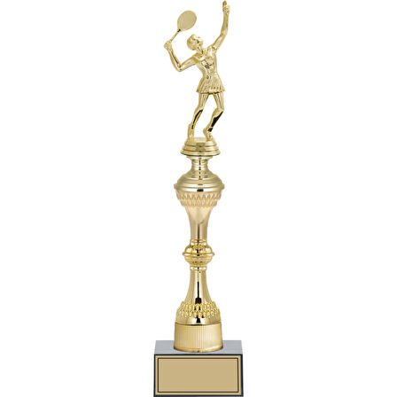 ODAK KUPA - Figürlü Kupalar - Tenis Kadın Figürlü Kupalar FG-031 C - 41 cm