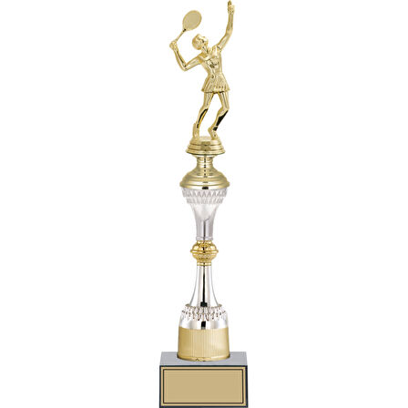 ODAK KUPA - Figürlü Kupalar - Tenis Kadın Figürlü Kupalar FG-032 B - 44 cm