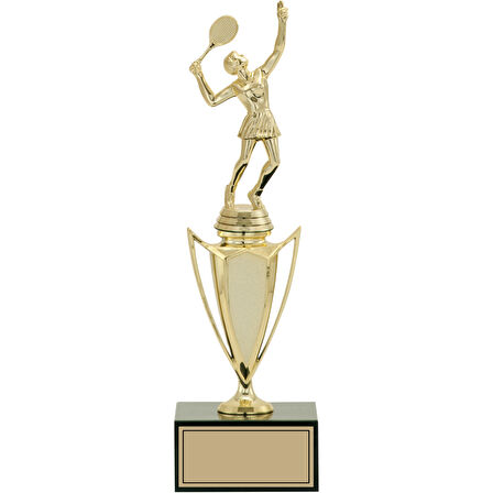ODAK KUPA - Figürlü Kupalar - Tenis Kadın Figürlü Kupalar FG-039 C - 32 cm