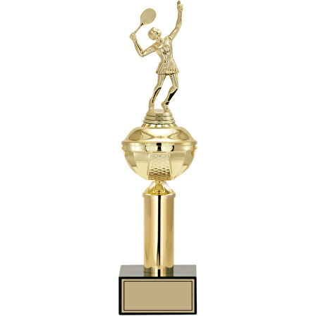 ODAK KUPA - Figürlü Kupalar - Tenis Kadın Figürlü Kupalar FG-047 C - 40 cm