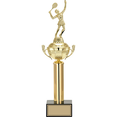 ODAK KUPA - Figürlü Kupalar - Tenis Kadın Figürlü Kupalar FG-048 A - 45 cm