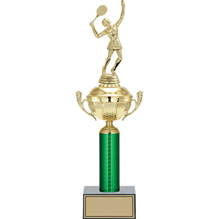 ODAK KUPA - Figürlü Kupalar - Tenis Kadın Figürlü Kupalar FG-050 A - 43 cm