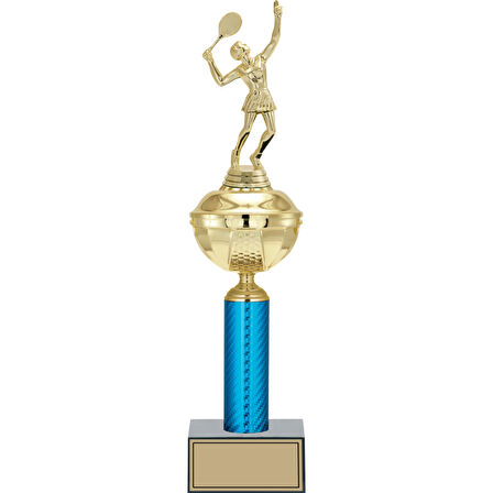 ODAK KUPA - Figürlü Kupalar - Tenis Kadın Figürlü Kupalar FG-051 A - 43 cm