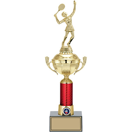 ODAK KUPA - Figürlü Kupalar - Tenis Kadın Figürlü Kupalar FG-054 C - 42 cm