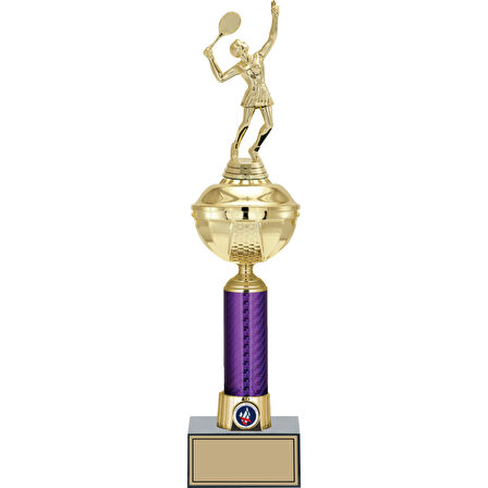 ODAK KUPA - Figürlü Kupalar - Tenis Kadın Figürlü Kupalar FG-059 B - 45 cm