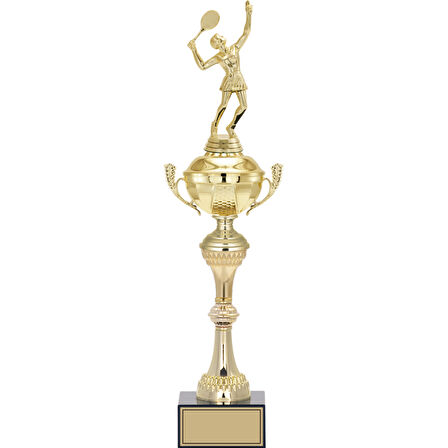 ODAK KUPA - Figürlü Kupalar - Tenis Kadın Figürlü Kupalar FG-062 B - 48 cm