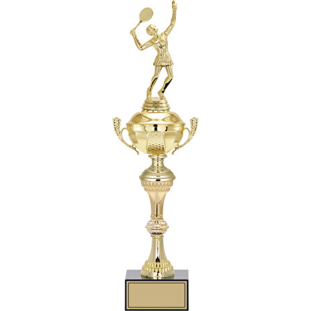 ODAK KUPA - Figürlü Kupalar - Tenis Kadın Figürlü Kupalar FG-062 C - 46 cm