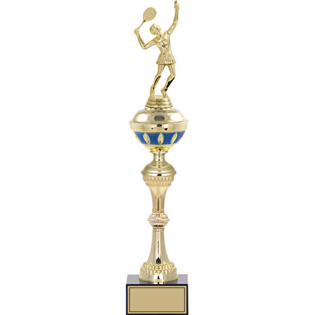 ODAK KUPA - Figürlü Kupalar - Tenis Kadın Figürlü Kupalar FG-063 B - 48 cm