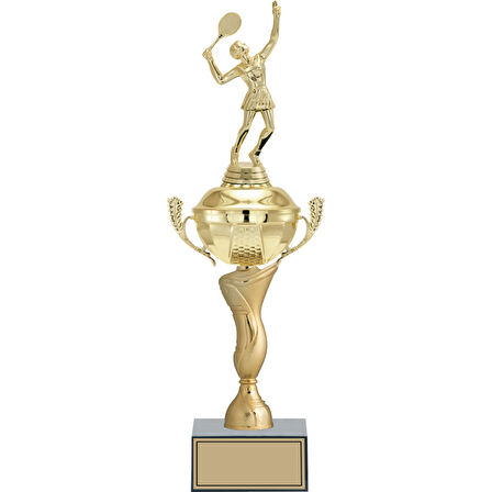 ODAK KUPA - Figürlü Kupalar - Tenis Kadın Figürlü Kupalar FG-070 C - 46 cm
