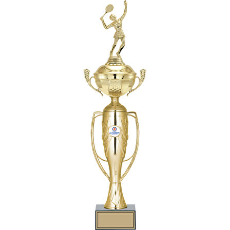 ODAK KUPA - Figürlü Kupalar - Tenis Kadın Figürlü Kupalar FG-072 A - 55 cm