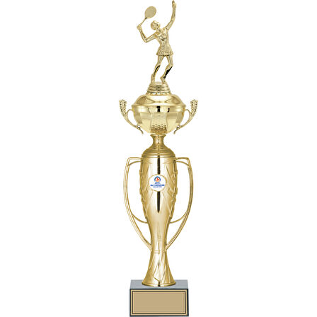 ODAK KUPA - Figürlü Kupalar - Tenis Kadın Figürlü Kupalar FG-072 B - 51 cm