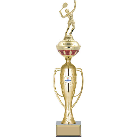 ODAK KUPA - Figürlü Kupalar - Tenis Kadın Figürlü Kupalar FG-073 B - 51 cm
