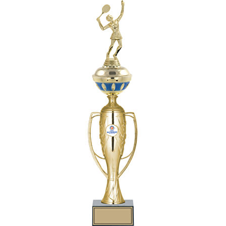 ODAK KUPA - Figürlü Kupalar - Tenis Kadın Figürlü Kupalar FG-074 B - 51 cm