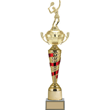 ODAK KUPA - Figürlü Kupalar - Tenis Kadın Figürlü Kupalar FG-078 A - 59 cm