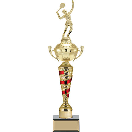 ODAK KUPA - Figürlü Kupalar - Tenis Kadın Figürlü Kupalar FG-078 C - 51 cm