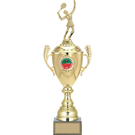 ODAK KUPA - Figürlü Kupalar - Tenis Kadın Figürlü Kupalar FG-080 B - 50 cm