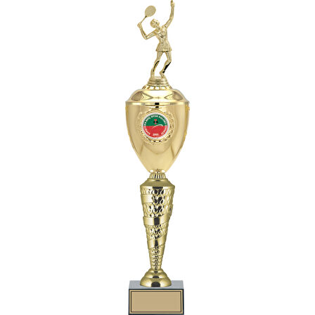 ODAK KUPA - Figürlü Kupalar - Tenis Kadın Figürlü Kupalar FG-081 B - 60 cm