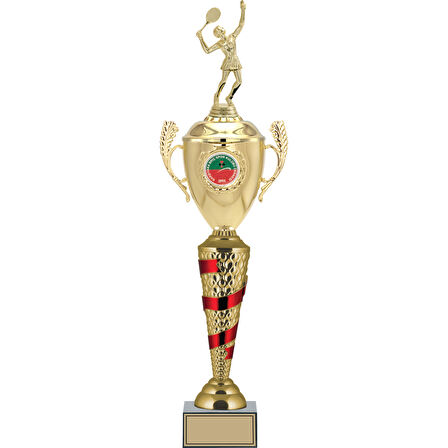 ODAK KUPA - Figürlü Kupalar - Tenis Kadın Figürlü Kupalar FG-082 A - 62 cm