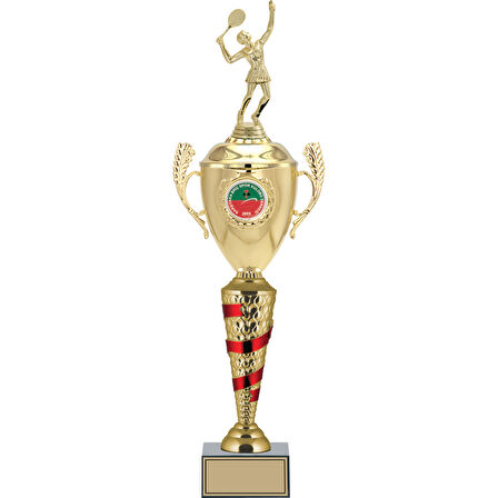 ODAK KUPA - Figürlü Kupalar - Tenis Kadın Figürlü Kupalar FG-082 B - 60 cm
