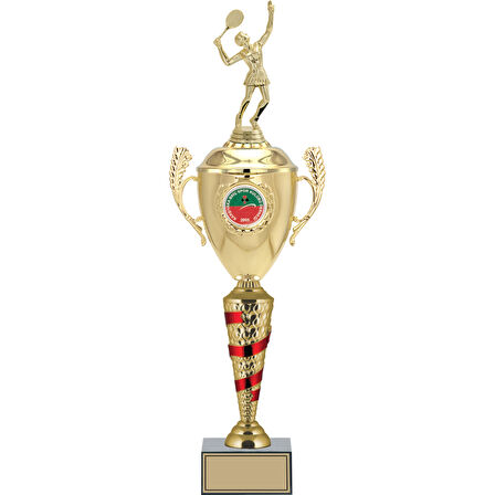 ODAK KUPA - Figürlü Kupalar - Tenis Kadın Figürlü Kupalar FG-082 C - 57 cm
