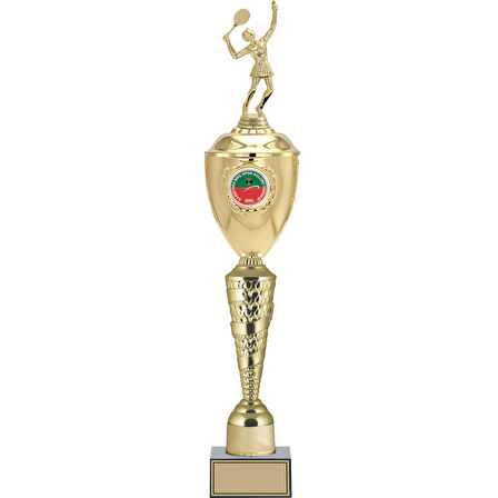 ODAK KUPA - Figürlü Kupalar - Tenis Kadın Figürlü Kupalar FG-083 B - 64 cm