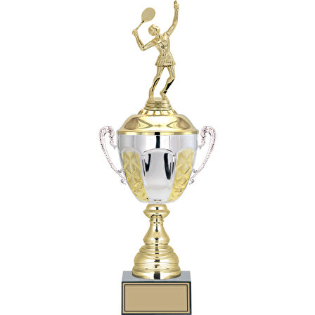 ODAK KUPA - Figürlü Kupalar - Tenis Kadın Figürlü Kupalar FG-087 C - 45 cm